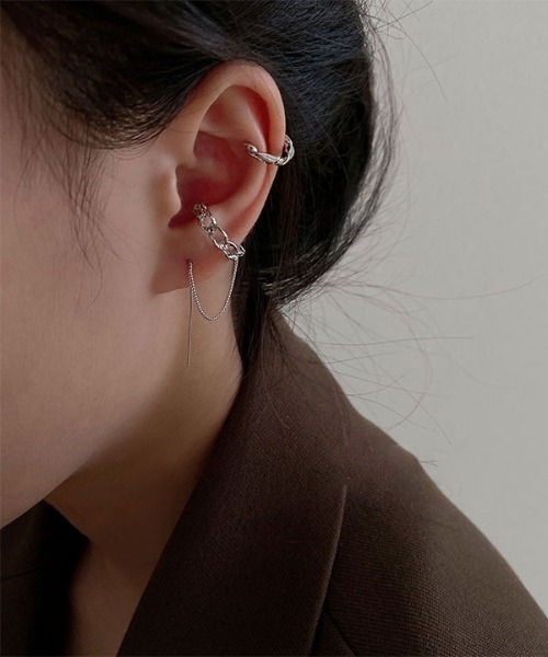 PARKS TOKYO SELECT（パークストウキョウセレクト）の「イヤーカフ2点セット（イヤーカフ・レディース・シルバー/ゴールド・FREE）」の9枚目の写真