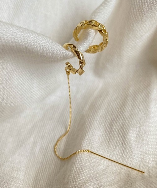 PARKS TOKYO SELECT（パークストウキョウセレクト）の「イヤーカフ2点セット（イヤーカフ・レディース・シルバー/ゴールド・FREE）」の11枚目の写真