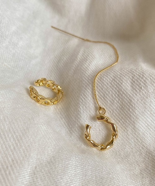 PARKS TOKYO SELECT（パークストウキョウセレクト）の「イヤーカフ2点セット（イヤーカフ・レディース・シルバー/ゴールド・FREE）」の7枚目の写真