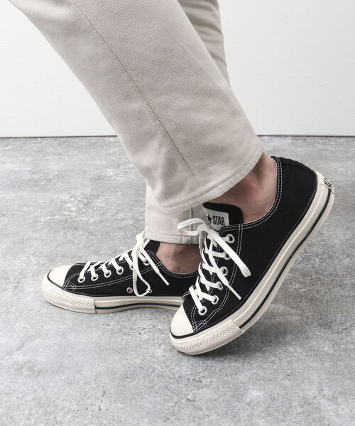 CONVERSE（コンバース）の「【CONVERSE/コンバース】ALL STAR US OX キャンバススニーカー（スニーカー・メンズ・ブラック/ホワイト・28/27/26）」の2枚目の写真