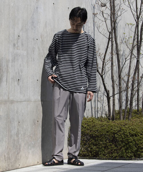 GLOSTER（グロスター）の「【GLOSTER/グロスター】サマートロピカル タック入りイージーパンツ イージーケア（その他パンツ・メンズ・グレイッシュベージュ/グリーン/ネイビー・S/L/M）」の12枚目の写真