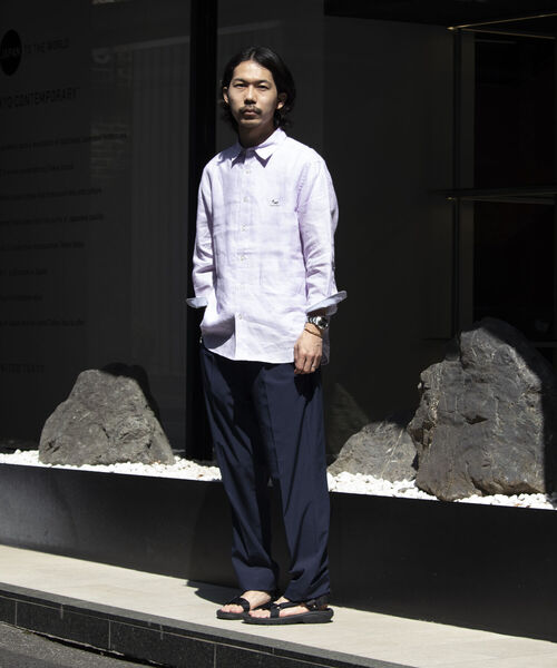 GLOSTER（グロスター）の「【GLOSTER/グロスター】サマートロピカル タック入りイージーパンツ イージーケア（その他パンツ・メンズ・グレイッシュベージュ/グリーン/ネイビー・S/L/M）」の20枚目の写真