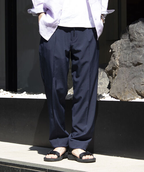 GLOSTER（グロスター）の「【GLOSTER/グロスター】サマートロピカル タック入りイージーパンツ イージーケア（その他パンツ・メンズ・グレイッシュベージュ/グリーン/ネイビー・S/L/M）」の21枚目の写真