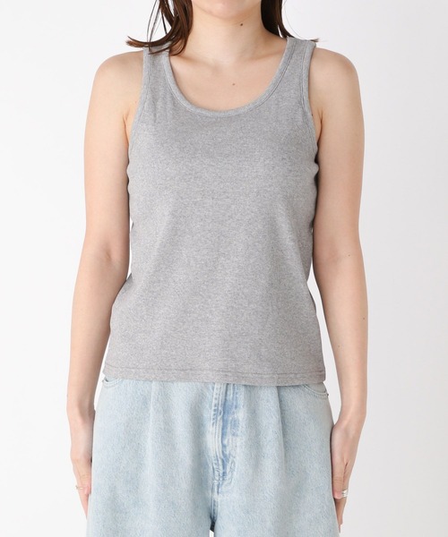 Heather(ヘザー)の「カップ付きアメスリタンク 199314(タンクトップ・レディース・グレー/オフホワイト/ブラック・FREE)」の15枚目の写真