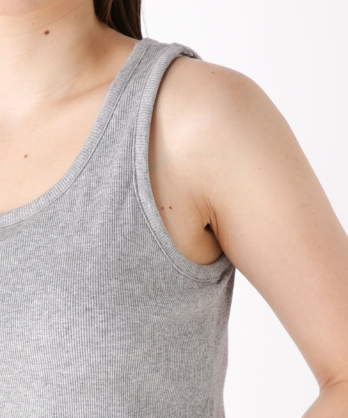 Heather(ヘザー)の「カップ付きアメスリタンク 199314(タンクトップ・レディース・グレー/オフホワイト/ブラック・FREE)」の20枚目の写真