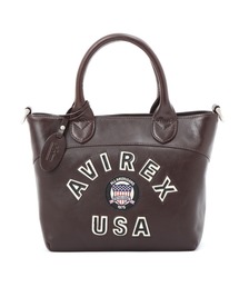 AVIREX | 《直営店限定》VARSITY LEATHER MINI TOTE BAG / バーシティー レザー ミニ トートバッグ / AVIREX / アヴィレックス / AVX5626(トートバッグ)