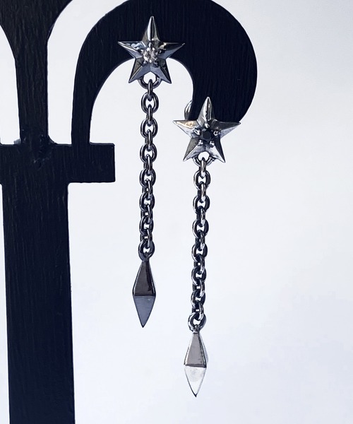 bizarre(ビザール)の「スターリーシルバーロングピアス SILVER(ピアス(片耳用)・レディース・シルバー・FREE)」の1枚目の写真