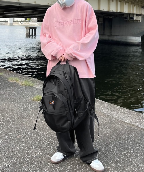 Perushu（ペルーシュ）の「ユーズドライクワイドパンツ（デニムパンツ・メンズ・グリーン/ピンク/ブラック/ベージュ/オレンジ・MEDIUM/LARGE/SMALL）」の21枚目の写真