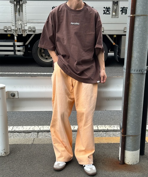 ユーズドライクワイドパンツ（デニムパンツ）｜Perushu