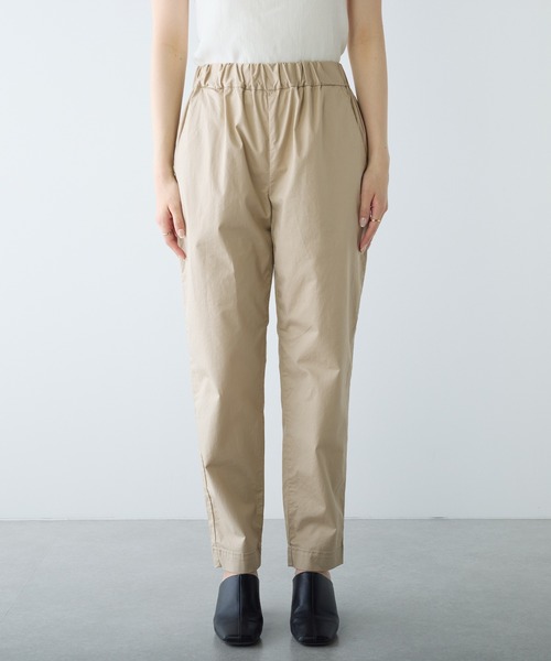 PUAL CE CIN(ピュアルセシン)の「ツイルストレッチスリムパンツ(その他パンツ・レディース・ベージュ/ライトベージュ/カーキ/ブラック・FREE)」の5枚目の写真