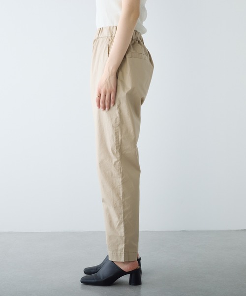 PUAL CE CIN(ピュアルセシン)の「ツイルストレッチスリムパンツ(その他パンツ・レディース・ベージュ/ライトベージュ/カーキ/ブラック・FREE)」の6枚目の写真