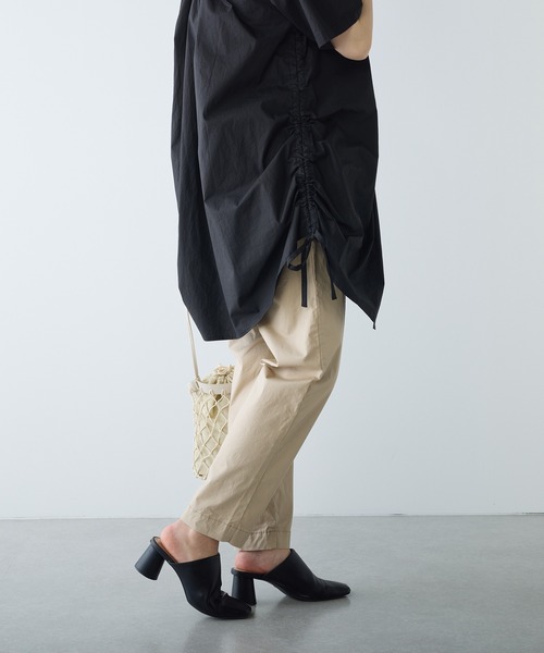 PUAL CE CIN(ピュアルセシン)の「ツイルストレッチスリムパンツ(その他パンツ・レディース・ベージュ/ライトベージュ/カーキ/ブラック・FREE)」の12枚目の写真