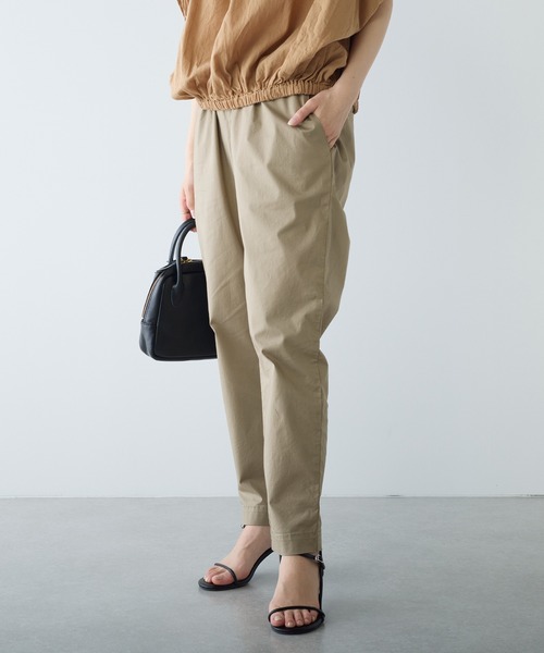 PUAL CE CIN(ピュアルセシン)の「ツイルストレッチスリムパンツ(その他パンツ・レディース・ベージュ/ライトベージュ/カーキ/ブラック・FREE)」の16枚目の写真