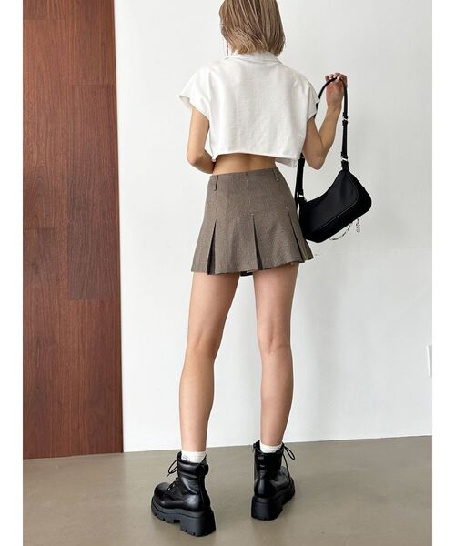 EMODA（エモダ）の「カバーハーフジップトップ（Tシャツ/カットソー・レディース・ブルー/ホワイト/ブラック/グレー・FREE）」の20枚目の写真