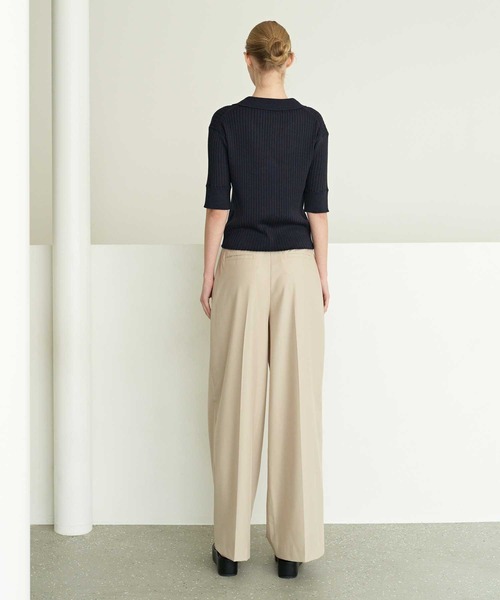 MOHAN(モハン)の「【MOHAN 】TOR ダイアグリー タック トラウザー / TOR DIAGONAL TUCK TROUSER(スラックス・レディース・ライトグレー/ライトベージュ・SMALL/MEDIUM)」の16枚目の写真