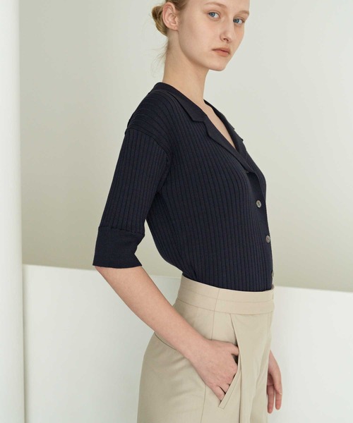 MOHAN(モハン)の「【MOHAN 】TOR ダイアグリー タック トラウザー / TOR DIAGONAL TUCK TROUSER(スラックス・レディース・ライトグレー/ライトベージュ・SMALL/MEDIUM)」の5枚目の写真