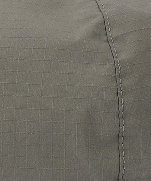 RIVER UP(リバーアップ)の「【Cordura】オーガニックコットン ユニセックス コーデュラ リップ ベレー(ハンチング/ベレー帽・メンズ・ベージュ/モスグリーン/ブラック/グレー・フリー)」の8枚目の写真