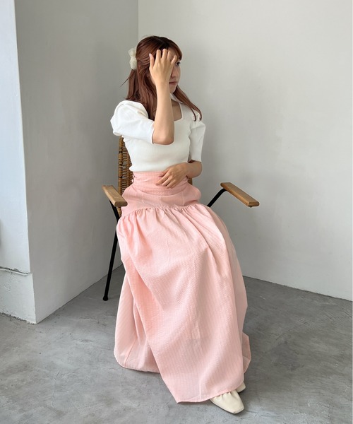 ビッグリボンティアードスカート ピンク 楽天市場】ピンタック入りフラワーカットワーク刺繍コットン