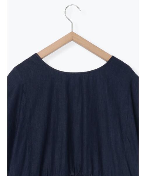 Samansa Mos2（サマンサ モスモス）の「デニム前後着ワンピース（ワンピース・レディース・ネイビー・F）」の13枚目の写真