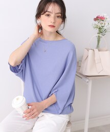 couture brooch | 【ゆるっとドルマンニットで抜け感、上品レディ。】袖リボンドルマンニット(ニット/セーター)