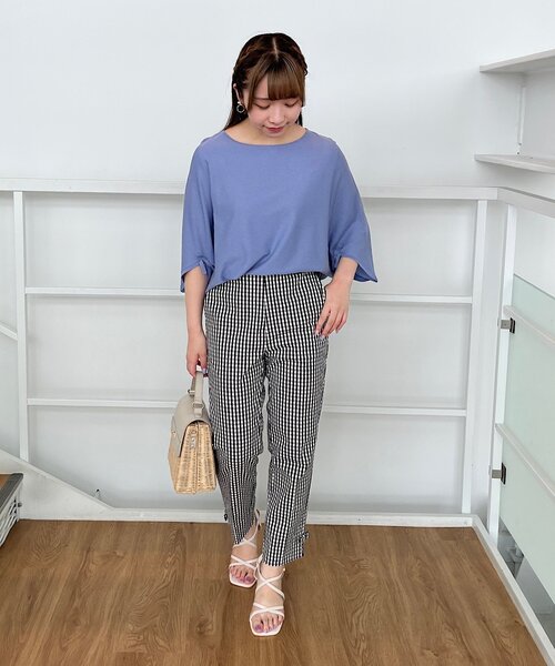 couture brooch(クチュールブローチ)の「◆【ゆるっとドルマンニットで抜け感、上品レディ。】袖リボンドルマンニット(ニット/セーター・レディース・アイボリー/サックスブルー/ブラック/ピンク系・38/42)」の14枚目の写真