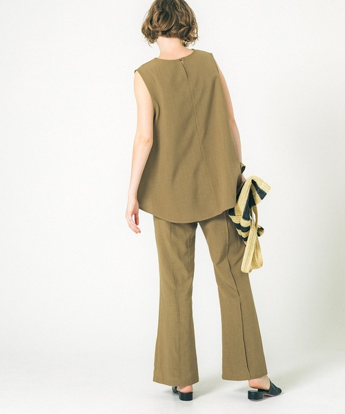 coca(coca)(コカ)の「サマーポリセンターシームパンツ(その他パンツ・レディース・ブラウン/ブラック・M/L)」の8枚目の写真