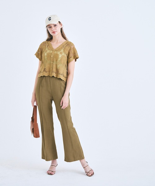coca(coca)(コカ)の「サマーポリセンターシームパンツ(その他パンツ・レディース・ブラウン/ブラック・M/L)」の10枚目の写真