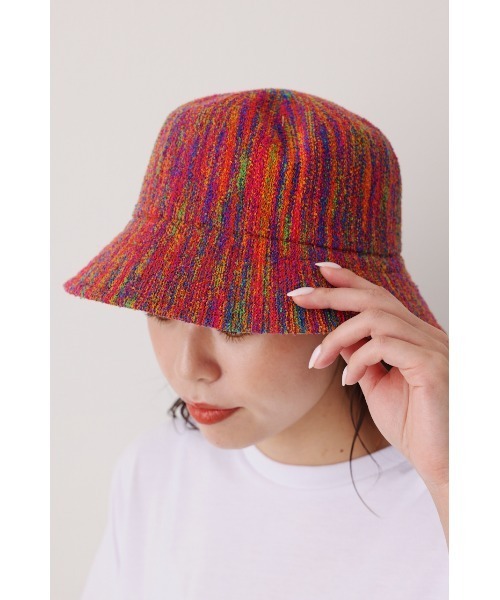 RODEO CROWNS WIDE BOWL(ロデオクラウンズワイドボウル)の「MIX BUCKET HAT(ハット・レディース・レッド系その他/ブルー系その他/ブラック系その他・FREE)」の14枚目の写真
