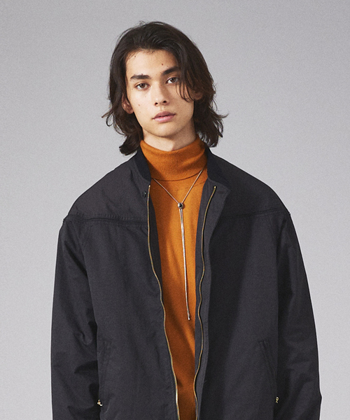 MYSELF ABAHOUSE（マイセルフアバハウス）の「【Leonor】ユニセックス メタルプレート カラーストーン ループタイ（ネックレス・メンズ・ホワイト/ブラック/シルバー/ブルー系その他・フリー）」の18枚目の写真