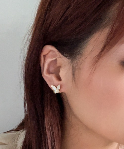 マルモ◆ヘマタイト×クリソプレーズピアス les bon bon｜gloss pierce M ピアス 10金 日本製 ヘマタイト