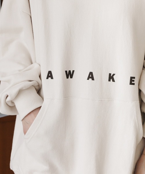 reca（レカ）の「オーバーサイズロゴプリントパーカー（パーカー・レディース・チャコール/グレー/キナリ/ネイビー・FREE）」の16枚目の写真