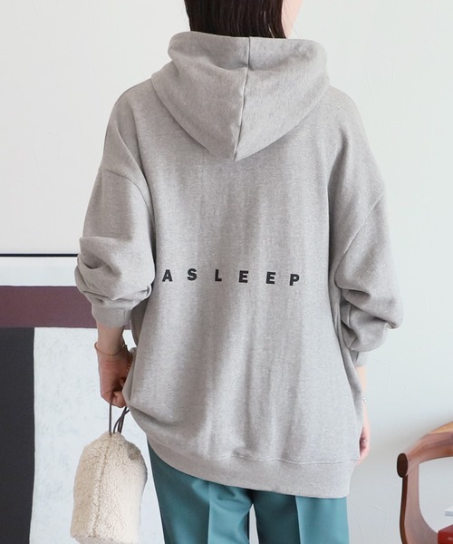 reca（レカ）の「オーバーサイズロゴプリントパーカー（パーカー・レディース・チャコール/グレー/キナリ/ネイビー・FREE）」の22枚目の写真