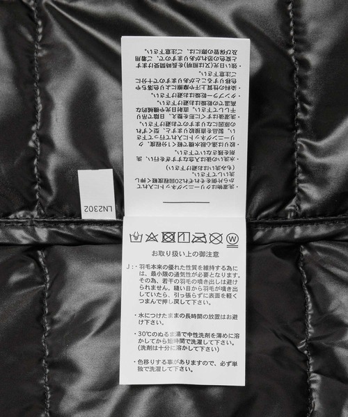 ROPE'（ロペ）の「【高評価】【TAION】別注Ｖネックショートダウンブルゾン（ダウンジャケット/コート・レディース・ブラック/ベージュ系その他/キナリ・L/M）」の15枚目の写真