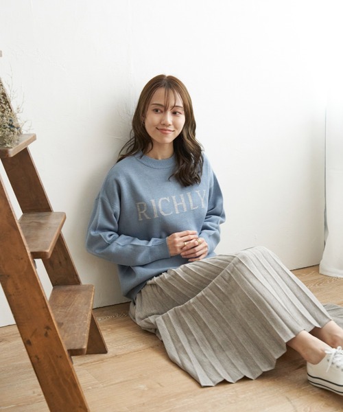 ikka（イッカ）の「ウーリッシュフラノプリーツスカート（スカート・レディース・ブラック/ブラウン/グレー/ダークグリーン・M/L/S）」の12枚目の写真