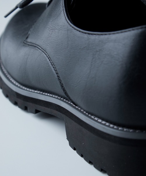 ＋6.8cm High Sole Dress LaceShoes Plain Toe ハイソール