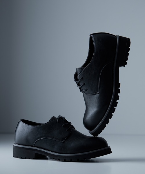 ＋6.8cm High Sole Dress LaceShoes Plain Toe ハイソール