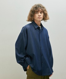 JUNRED | セットアップ対応 / テンセルタッチドレープビッグシャツ(シャツ/ブラウス)