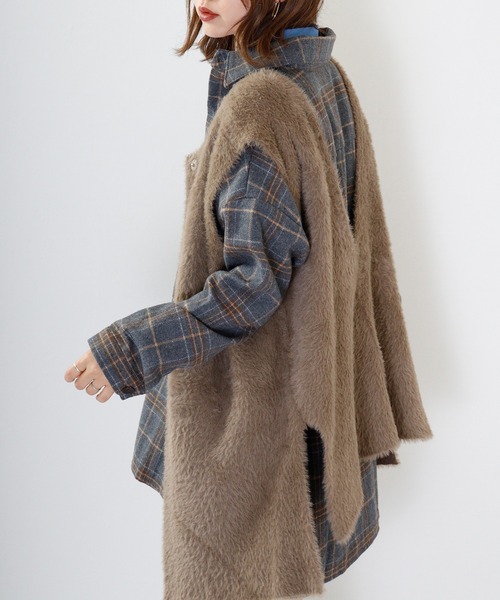 FUNALIVE（ファンアライブ）の「Vintage check heavy flannel shirt / ヴィンテージチェック ヘビーネルシャツ unisex（シャツ/ブラウス・メンズ・グリーン系/オレンジ系/ベージュ系/ブラック系/グレー系/ブラウン系・F）」の15枚目の写真