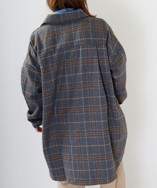 FUNALIVE（ファンアライブ）の「Vintage check heavy flannel shirt / ヴィンテージチェック ヘビーネルシャツ unisex（シャツ/ブラウス・メンズ・グリーン系/オレンジ系/ベージュ系/ブラック系/グレー系/ブラウン系・F）」の13枚目の写真