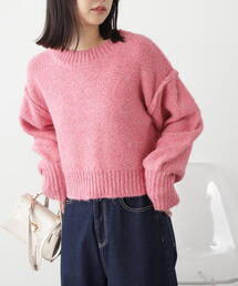 FREE'S MART | ◆バックリボンショート丈ニット(ニット/セーター)