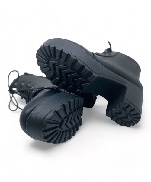 Sugar Sugar（シュガーシュガー）の「【SUGAR SUGARシュガーシュガー】レースアップブーツ（ブーツ・レディース・ダークブラウン/ブラック・S/M/L/LL）」の6枚目の写真