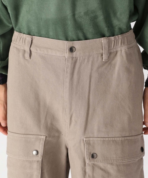 niko and...(ニコアンド)の「フロントポケットワイドパンツ(カーゴパンツ・メンズ・カーキ/ライトベージュ・LARGE/MEDIUM)」の16枚目の写真