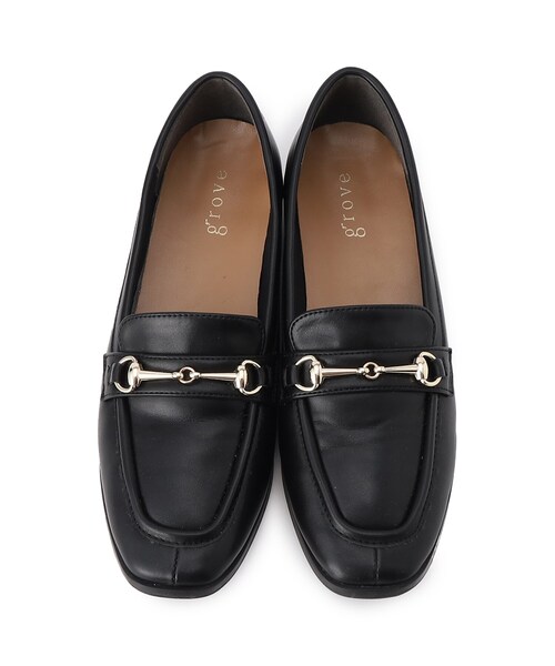 grove(グローブ)の「◆メタルビットローファー【人間工学】(その他シューズ・レディース・ブラック・30/35/40)」の5枚目の写真