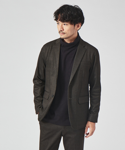 ABAHOUSE GRAY（アバハウスグレイ）の「【パウダーストレッチ】スムース タートルネック（Tシャツ/カットソー・メンズ・グレイッシュベージュ/オレンジ系その他/ライトグレー/ホワイト/ブラック・48/46）」の14枚目の写真