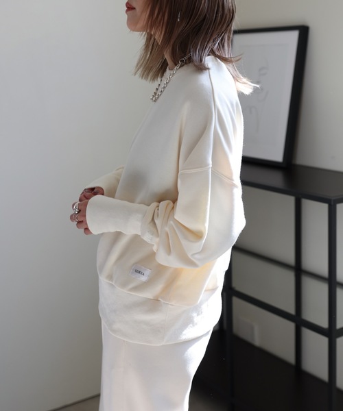 ULEULA(ウルア)の「裏毛スウェットトレーナー(スウェット・レディース・グレー/ブラック/アイボリー・FREE)」の20枚目の写真