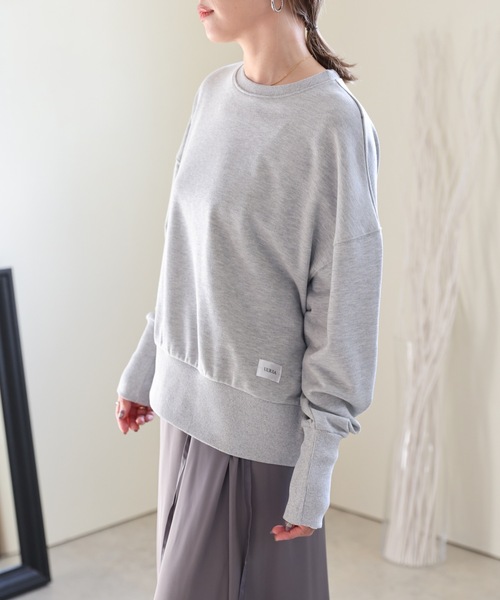 ULEULA(ウルア)の「裏毛スウェットトレーナー(スウェット・レディース・グレー/ブラック/アイボリー・FREE)」の17枚目の写真