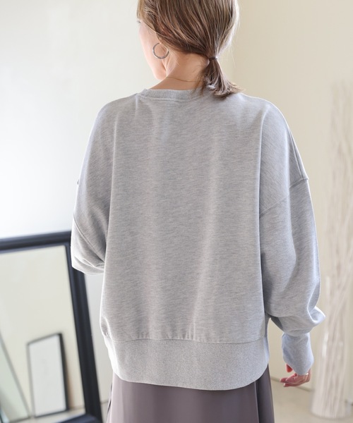 ULEULA(ウルア)の「裏毛スウェットトレーナー(スウェット・レディース・グレー/ブラック/アイボリー・FREE)」の18枚目の写真