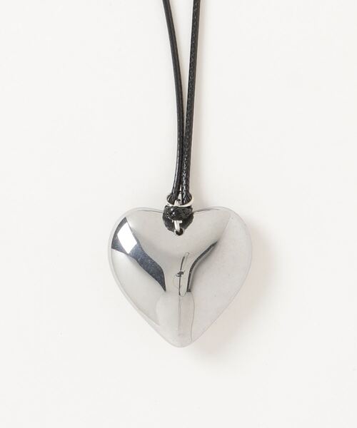 WEGO（ウィゴー）の「WEGO/BIGハートリボンネックレス（ネックレス・レディース・シルバー/その他1/その他2/その他3・FREE）」の10枚目の写真