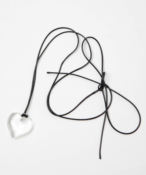 WEGO（ウィゴー）の「WEGO/BIGハートリボンネックレス（ネックレス・レディース・シルバー/その他1/その他2/その他3・FREE）」の11枚目の写真