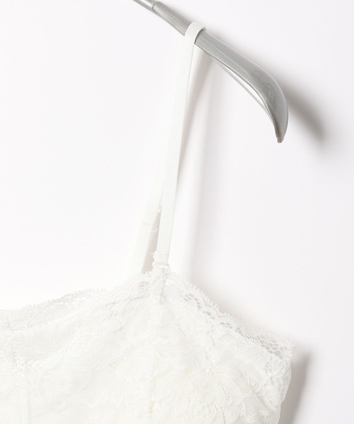 Heather（ヘザー）の「カップ付きレースキャミ  982570（キャミソール・レディース・オフホワイト/グレー/ブラック・S/M）」の7枚目の写真